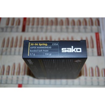 .30-06 Sako 150gr Bonded Soft Point - Box of 20 .30-06 Sako 150gr Bonded Soft Point - Box of 20